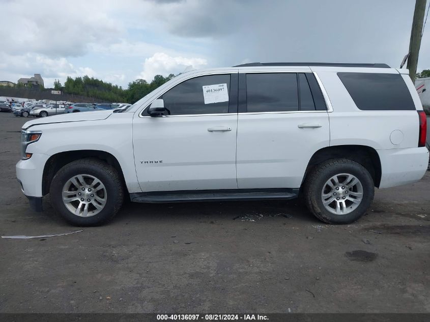 2018 Chevrolet Tahoe Ls VIN: 1GNSKAKC4JR299464 Lot: 40136097