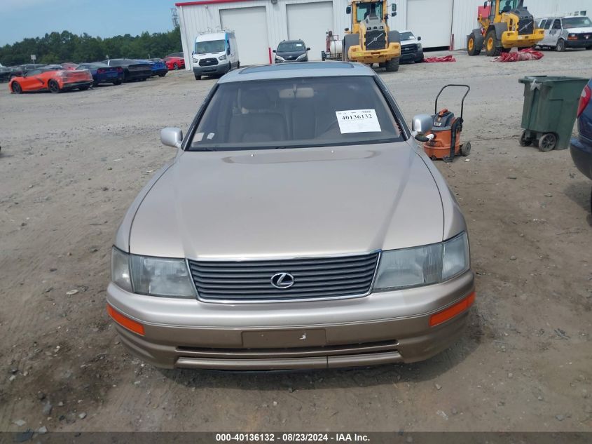 1996 Lexus Ls 400 VIN: JT8BH22F8T0059900 Lot: 40136132