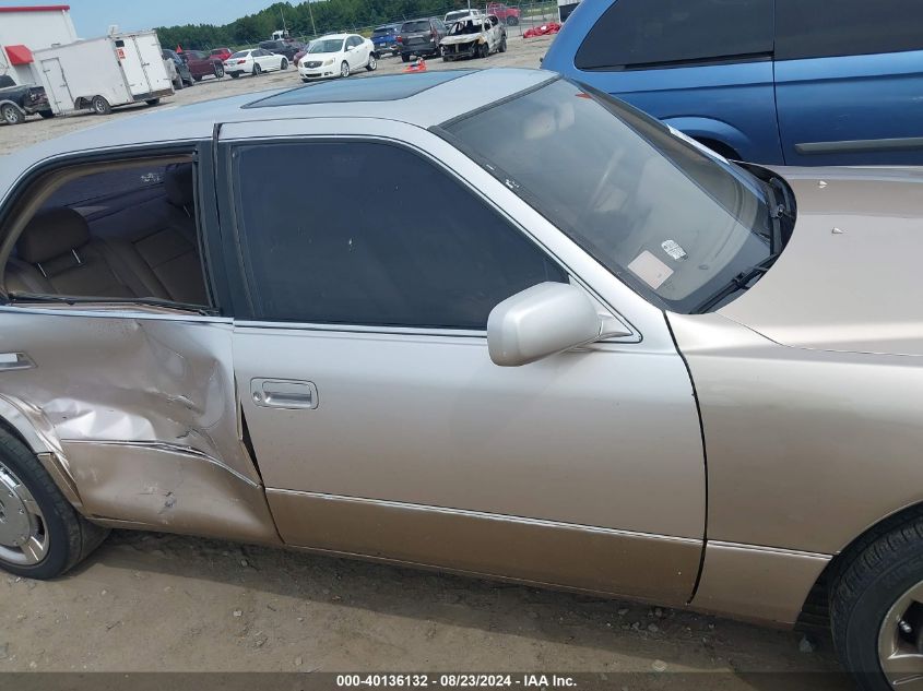 1996 Lexus Ls 400 VIN: JT8BH22F8T0059900 Lot: 40136132