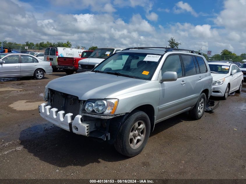 JTEHF21A710029660 2001 Toyota Highlander