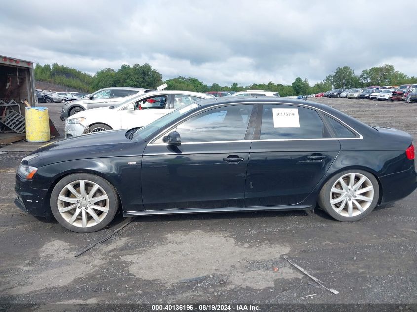 2014 Audi A4 2.0T Premium VIN: WAUBFAFL7EN032191 Lot: 40136196