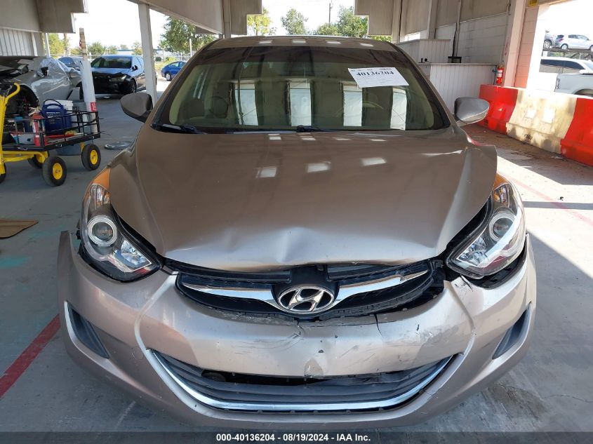 2011 Hyundai Elantra Gls VIN: 5NPDH4AE2BH031073 Lot: 40136204