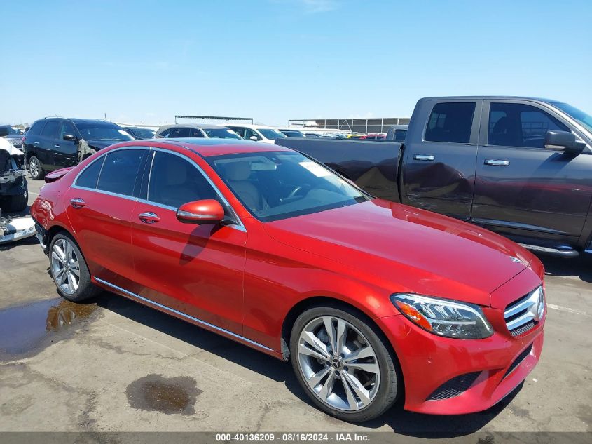 55SWF8DB9KU297629 2019 MERCEDES-BENZ C CLASS - Image 1