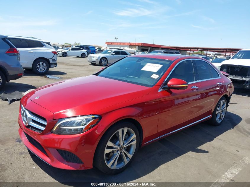 55SWF8DB9KU297629 2019 MERCEDES-BENZ C CLASS - Image 2