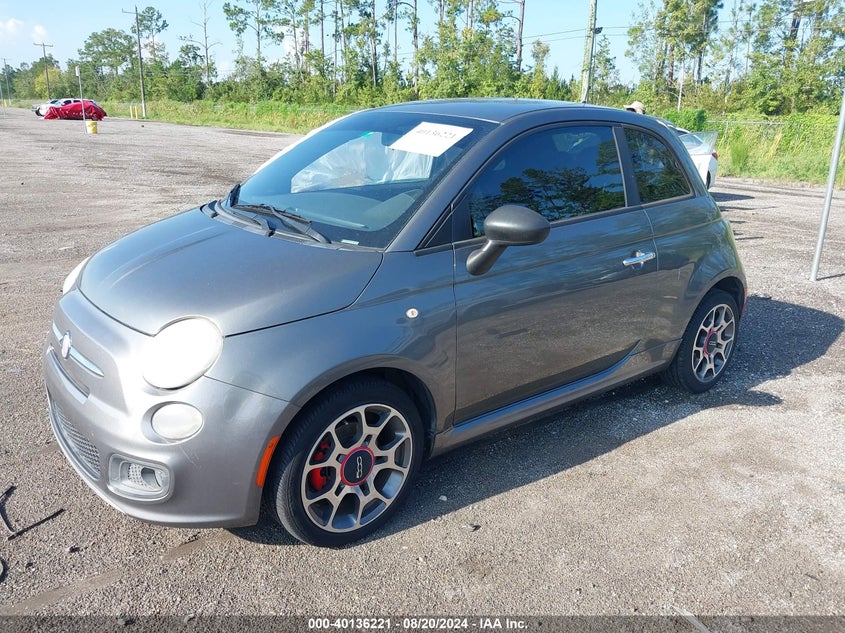 2012 Fiat 500 Sport VIN: 3C3CFFBR1CT127023 Lot: 40136221