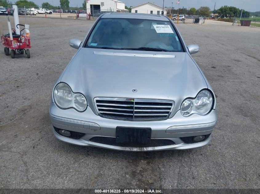 2006 Mercedes-Benz C 230 Sport VIN: WDBRF52H16F768564 Lot: 40136225