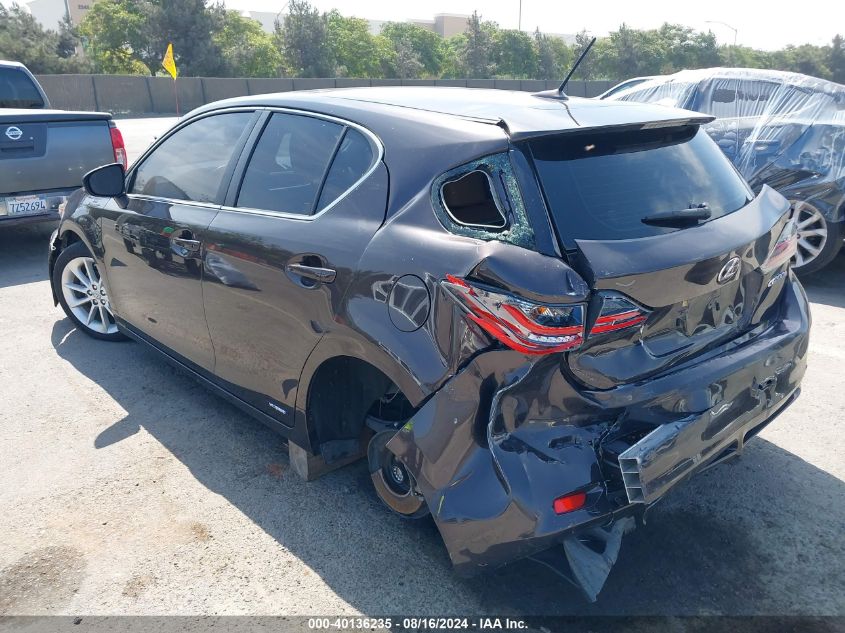 2013 Lexus Ct 200H VIN: JTHKD5BH8D2171035 Lot: 40136235