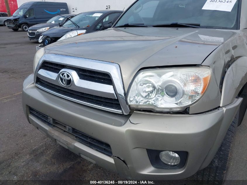 2006 Toyota 4Runner Sr5 V6 VIN: JTEZU14R960080820 Lot: 40136245