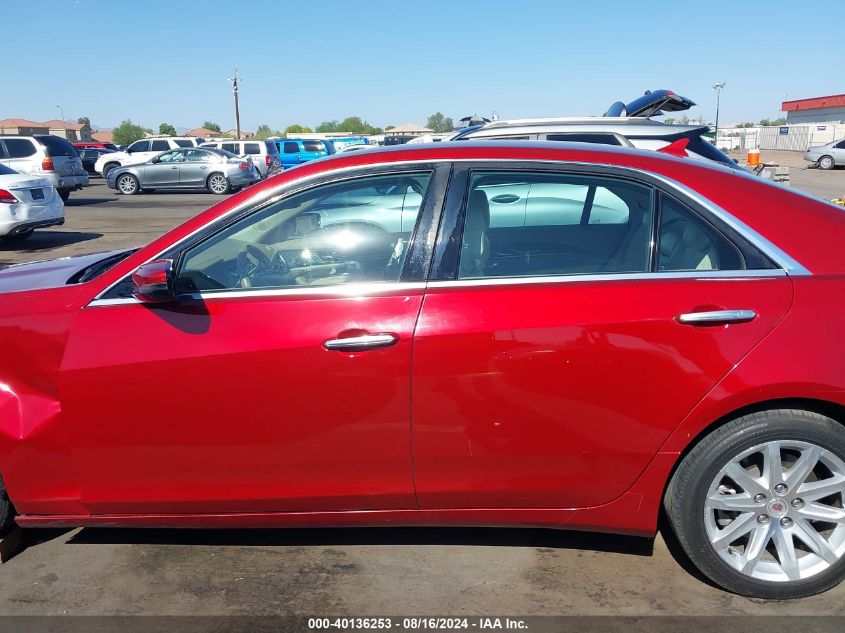 2014 Cadillac Cts Luxury VIN: 1G6AR5SX7E0195123 Lot: 40136253