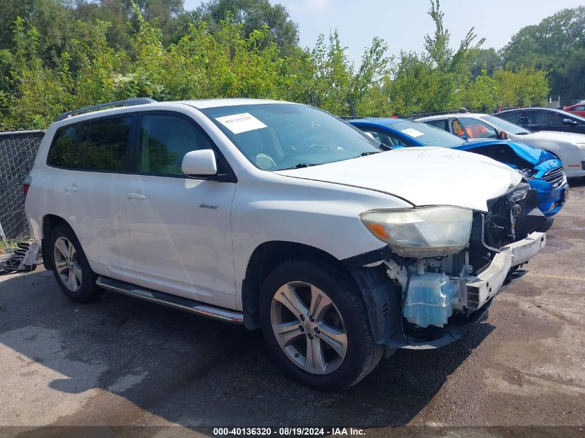 2008 Toyota Highlander Sport VIN: JTEES43A882043167 Lot: 40136320