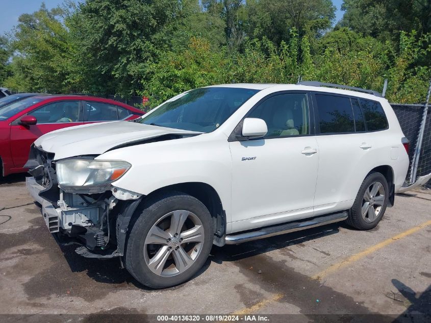 2008 Toyota Highlander Sport VIN: JTEES43A882043167 Lot: 40136320