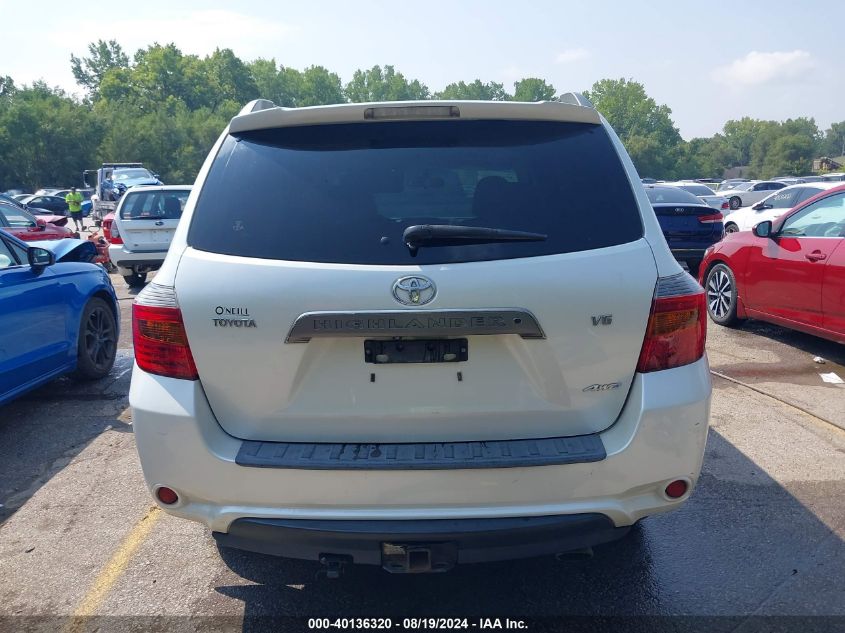 2008 Toyota Highlander Sport VIN: JTEES43A882043167 Lot: 40136320