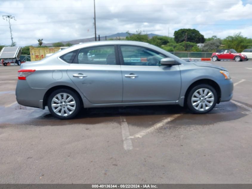 2013 Nissan Sentra Sv VIN: 3N1AB7AP3DL691992 Lot: 40136344