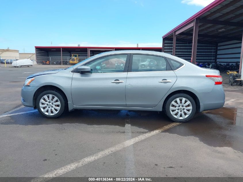 2013 Nissan Sentra Sv VIN: 3N1AB7AP3DL691992 Lot: 40136344