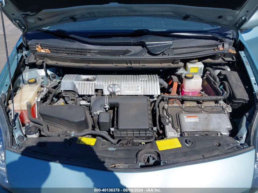 2012 Toyota Prius Plug-In VIN: JTDKN3DPXC3012727 Lot: 40136378