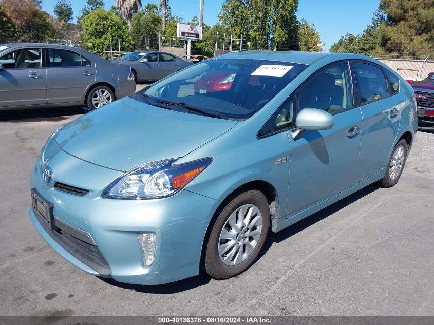 2012 Toyota Prius Plug-In VIN: JTDKN3DPXC3012727 Lot: 40136378