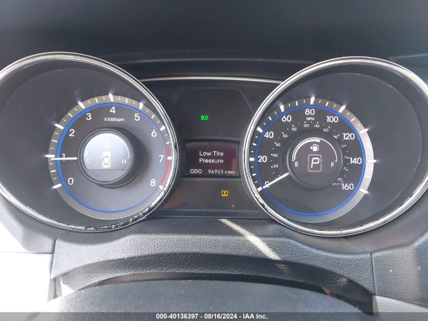 2013 Hyundai Sonata Gls VIN: 5NPEB4AC5DH783910 Lot: 40136397