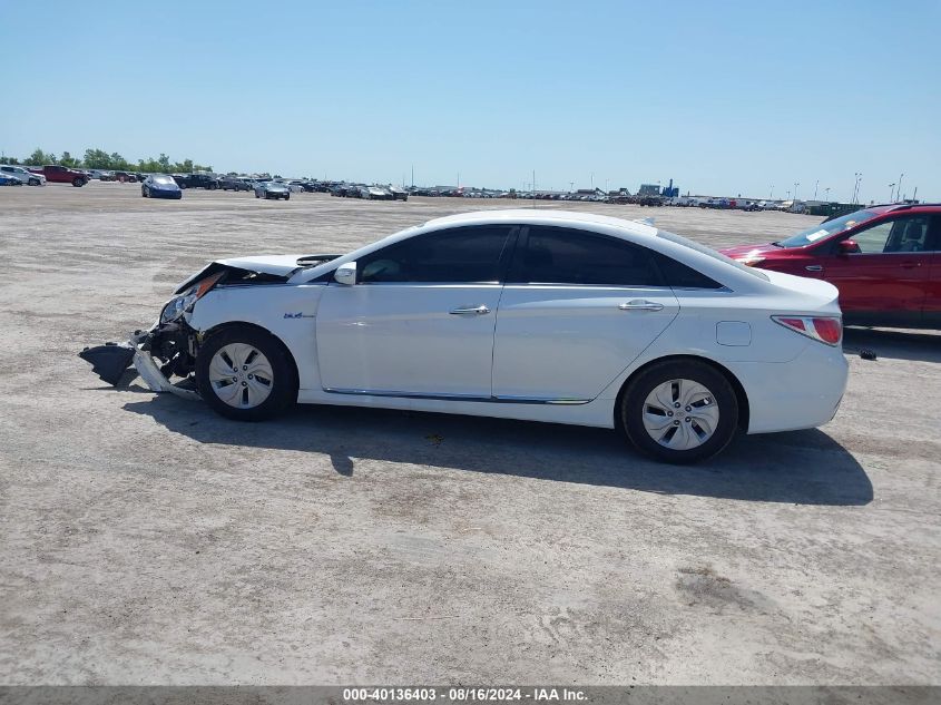 2015 Hyundai Sonata Hybrid VIN: KMHEC4A42FA137963 Lot: 40136403