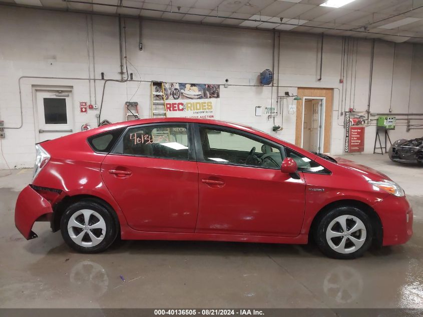 2014 Toyota Prius Two VIN: JTDKN3DU2E1747982 Lot: 40136505