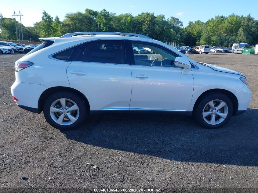 2012 Lexus Rx 350 VIN: 2T2BK1BA7CC122956 Lot: 40136543