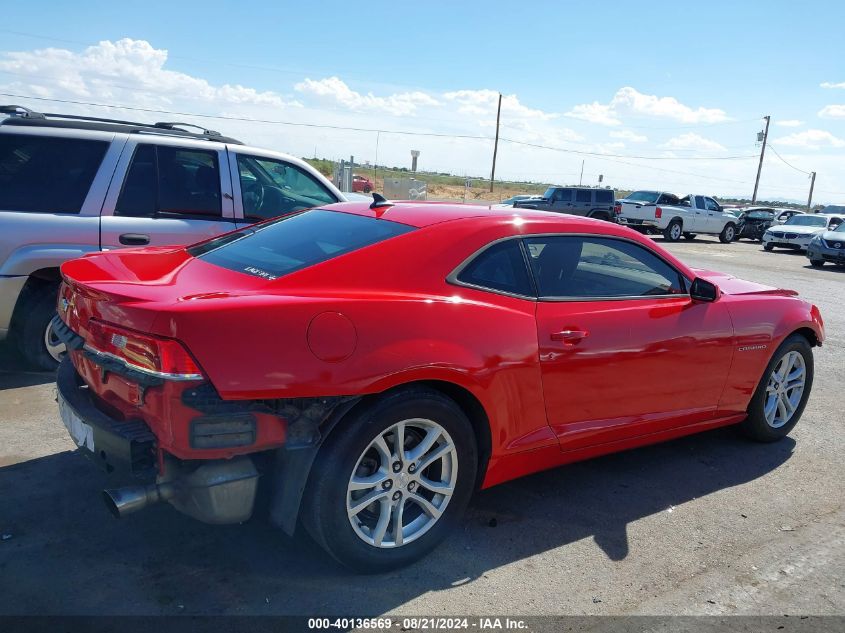 2014 Chevrolet Camaro Lt VIN: 2G1FB1E34E9268875 Lot: 40136569