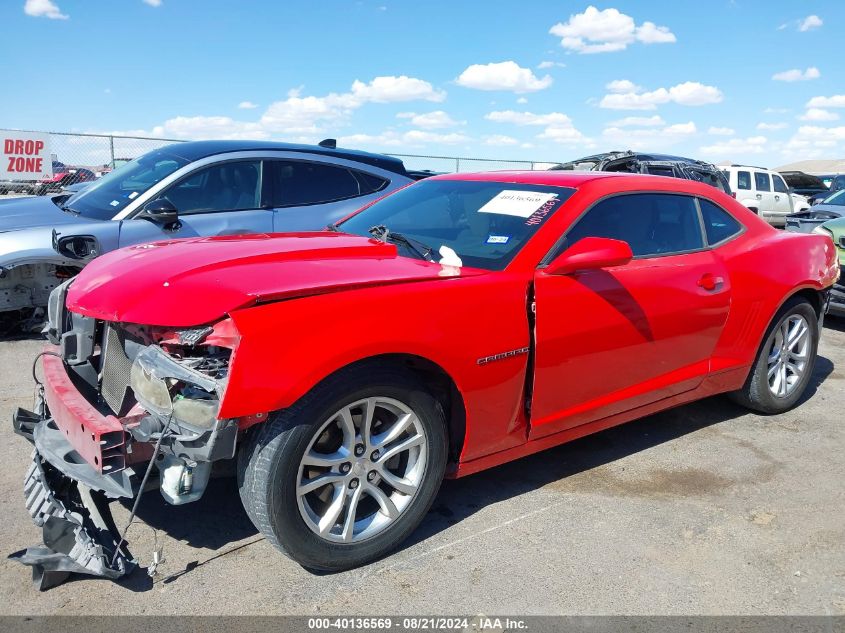 2014 Chevrolet Camaro Lt VIN: 2G1FB1E34E9268875 Lot: 40136569