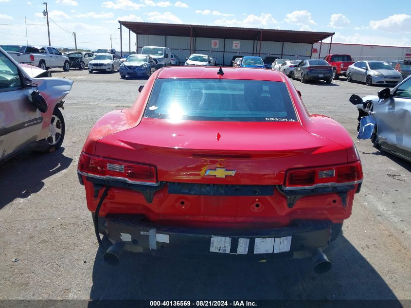 2014 Chevrolet Camaro Lt VIN: 2G1FB1E34E9268875 Lot: 40136569