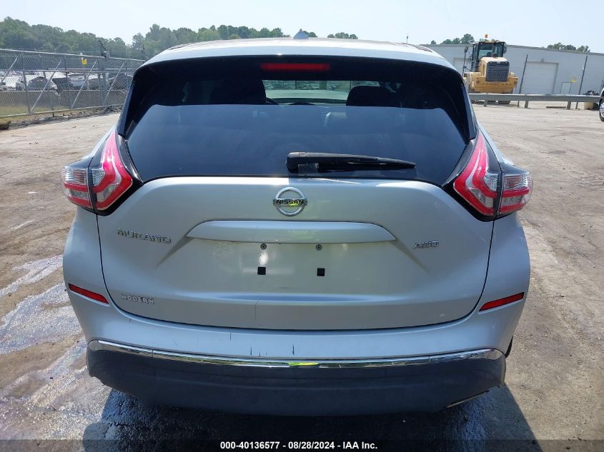 2015 Nissan Murano S VIN: 5N1AZ2MH9FN274911 Lot: 40136577