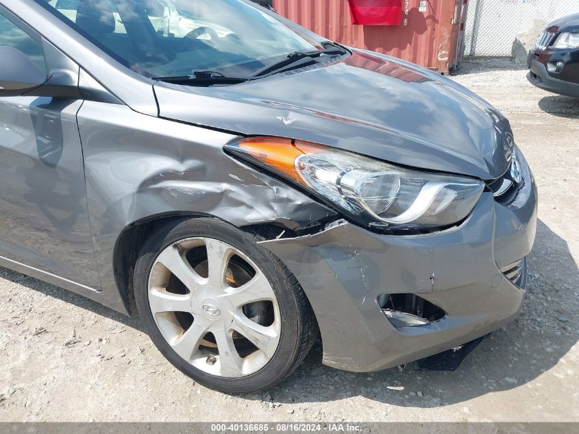 5NPDH4AE8DH185306 2013 Hyundai Elantra Limited