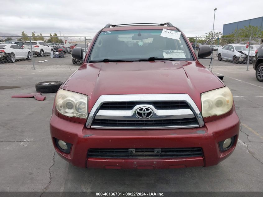 2007 Toyota 4Runner Sr5 V6 VIN: JTEZU14R678086223 Lot: 40136701