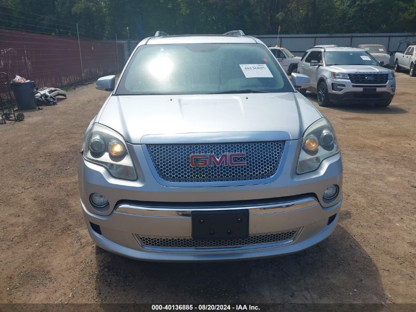 2011 GMC Acadia Denali VIN: 1GKKRTED0BJ267622 Lot: 40136885