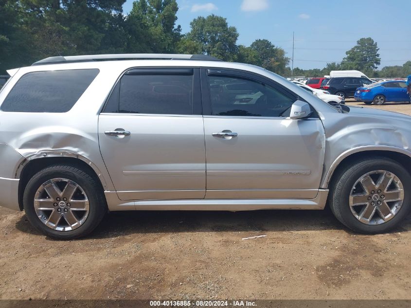 2011 GMC Acadia Denali VIN: 1GKKRTED0BJ267622 Lot: 40136885