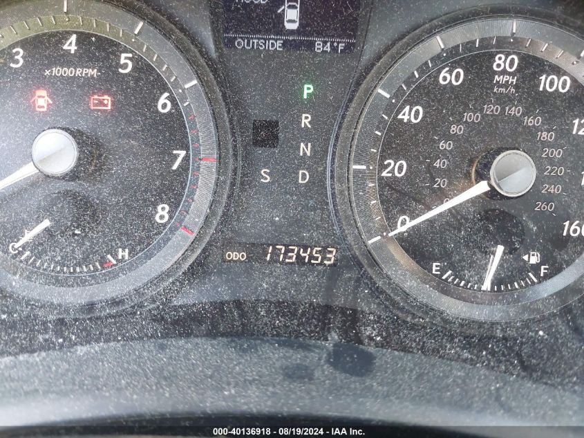 2008 Lexus Es 350 VIN: JTHBJ46G682271600 Lot: 40136918