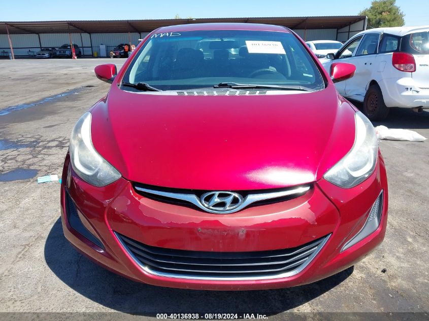 2015 Hyundai Elantra Se VIN: 5NPDH4AE5FH552696 Lot: 40136938