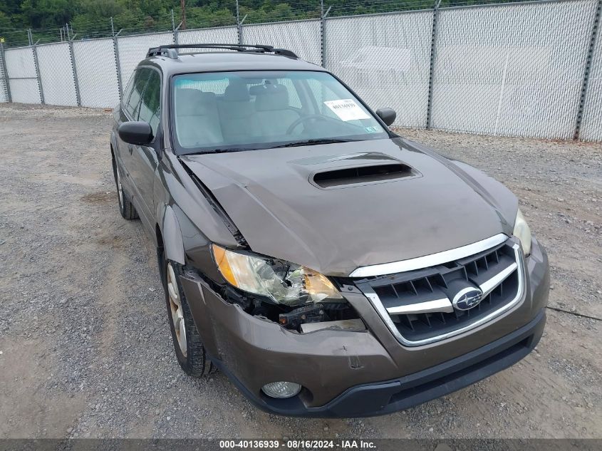 2008 Subaru Outback 2.5I/2.5I L.l. Bean Edition VIN: 4S4BP61C987325423 Lot: 40136939