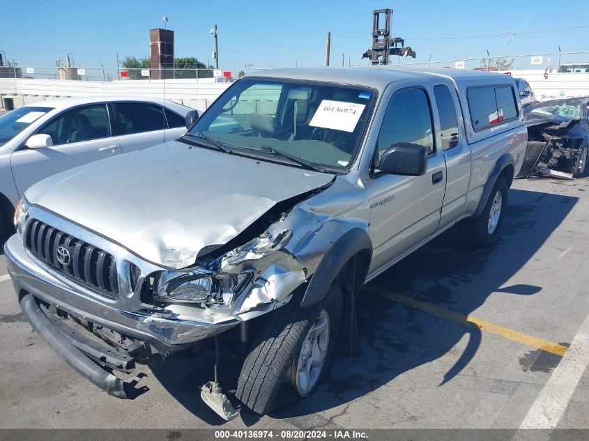 2004 Toyota Tacoma Xtracab Prerunner VIN: 5TESN92N94Z334122 Lot: 40136974