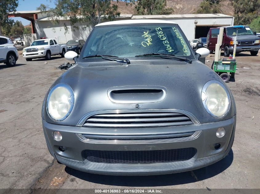 2004 Mini Cooper S VIN: WMWRE334X4TD76489 Lot: 40136983