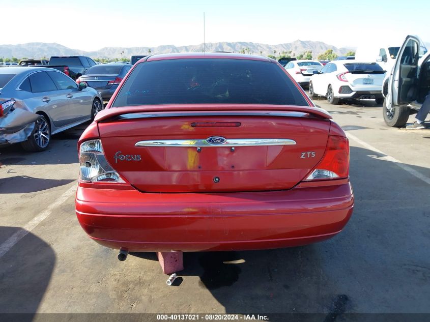 2001 Ford Focus Zts VIN: 1FAFP38371W138936 Lot: 40137021