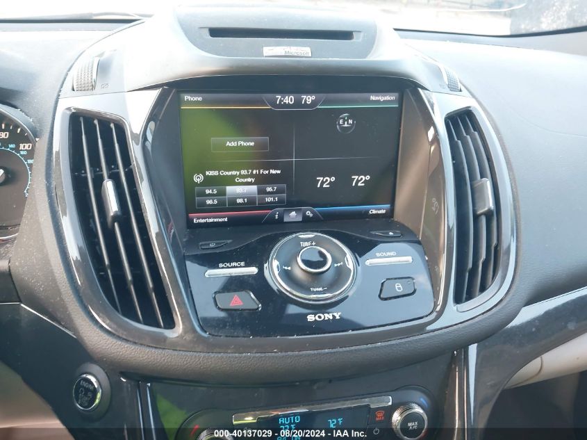 2014 Ford Escape Titanium VIN: 1FMCU0JX7EUB12366 Lot: 40137029