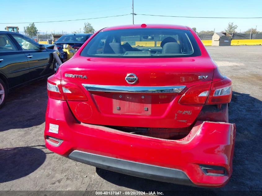 2017 Nissan Sentra Sv VIN: 3N1AB7AP3HL698236 Lot: 40137047