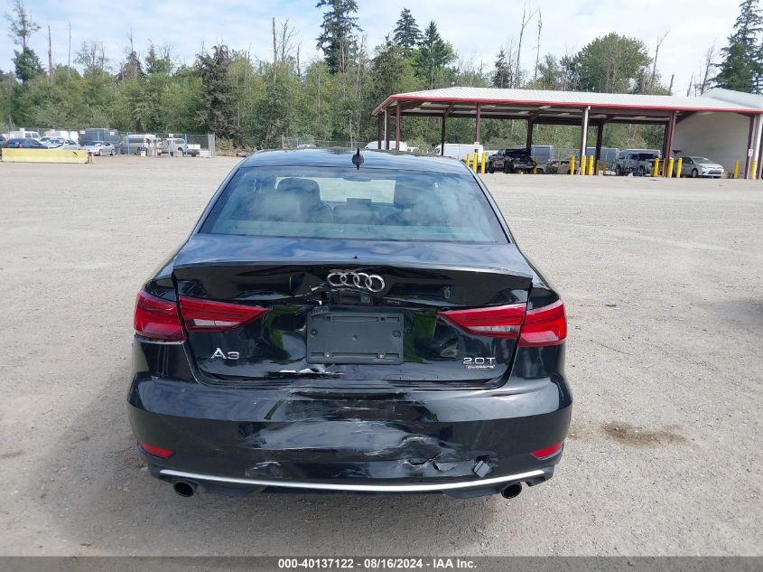 2017 Audi A3 2.0T Premium VIN: WAUB8GFF4H1031017 Lot: 40137122