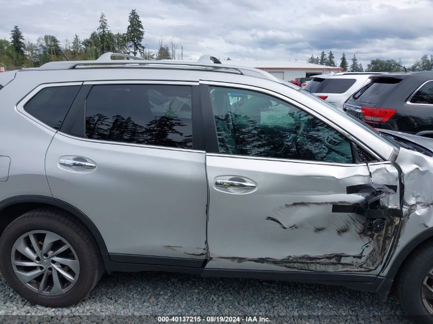 2015 Nissan Rogue Sl VIN: 5N1AT2MV7FC846450 Lot: 40137215