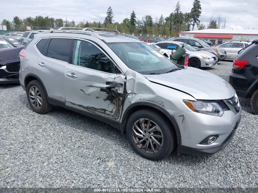 2015 Nissan Rogue Sl VIN: 5N1AT2MV7FC846450 Lot: 40137215