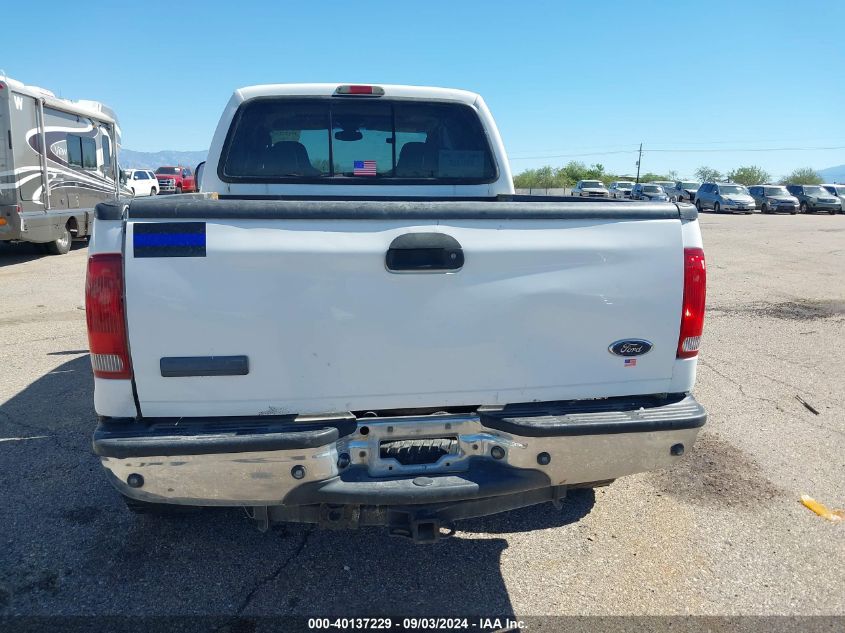 2005 Ford F-250 Lariat/Xl/Xlt VIN: 1FTSW21P55EA22312 Lot: 40137229