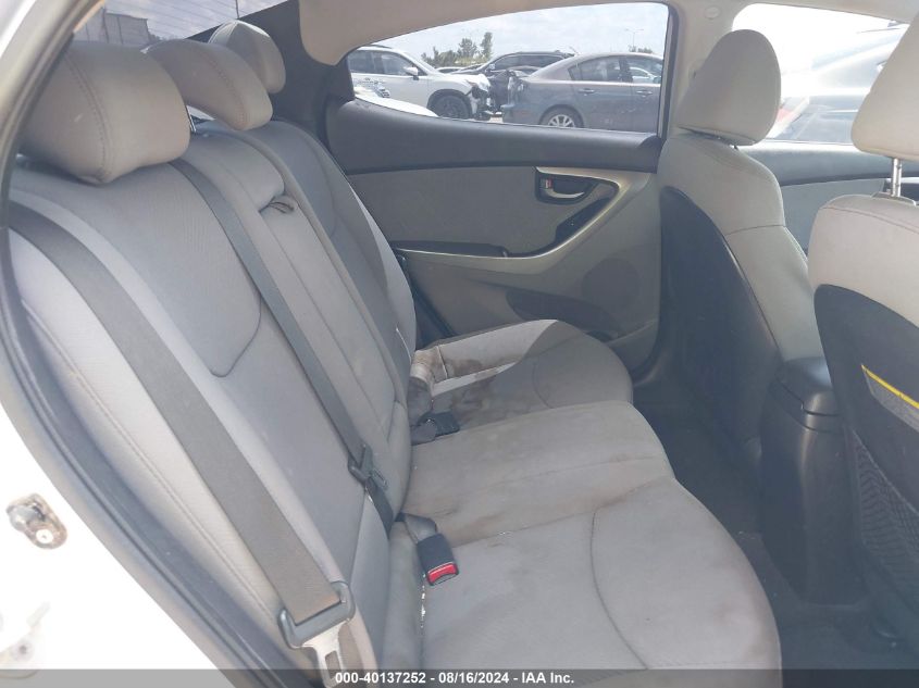 2011 Hyundai Elantra Gls/Limited VIN: KMHDH4AE9BU137859 Lot: 40137252