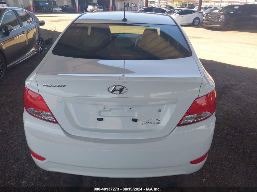 2016 Hyundai Accent Se VIN: KMHCT4AE6GU159786 Lot: 40137273