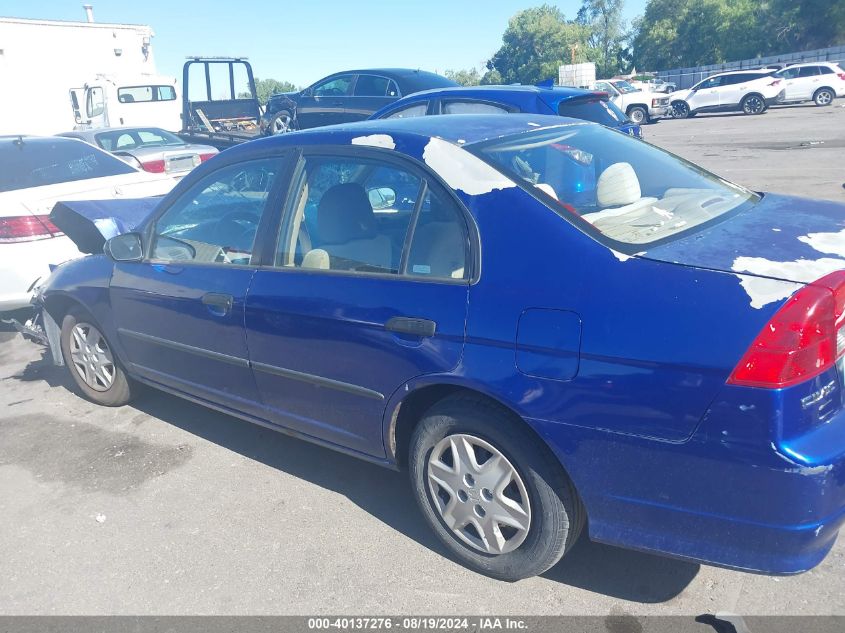 2004 Honda Civic Vp VIN: 2HGES16334H625325 Lot: 40137276