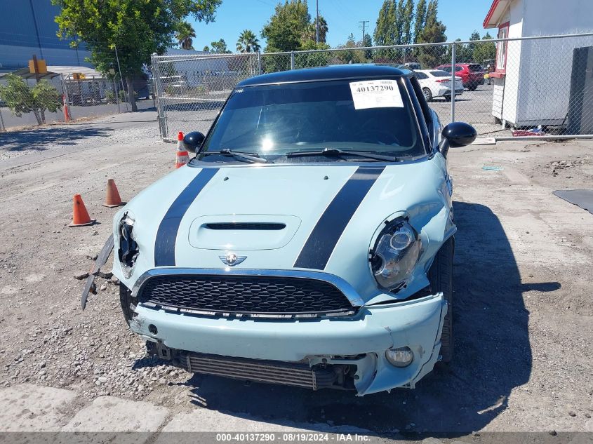 2012 Mini Cooper S VIN: WMWSV3C58CTY18448 Lot: 40137290