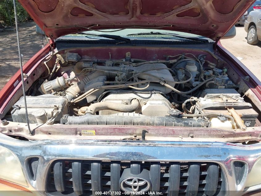 2001 Toyota Tacoma Base V6 VIN: 5TEWN72N01Z818438 Lot: 40137302