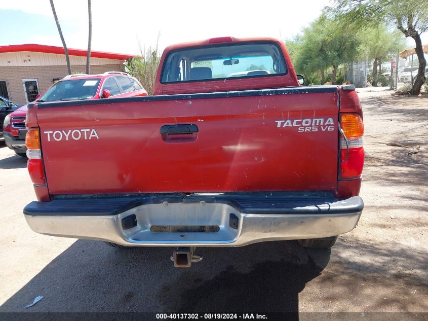 2001 Toyota Tacoma Base V6 VIN: 5TEWN72N01Z818438 Lot: 40137302